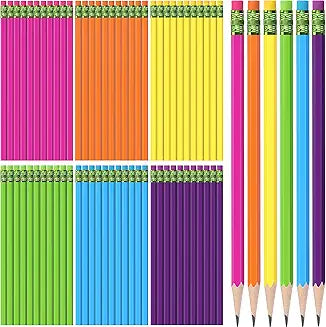 Thermochromic (Mood Changing) Pencils Engraved with Neon, Glitter Thermochromic and Novelty