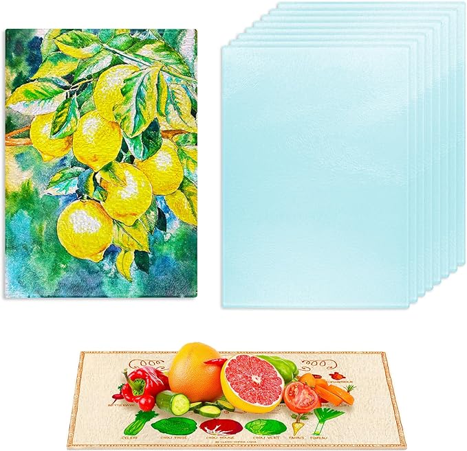 Sublimation Glass Cutting Board 11"x7.87" - Great addition for any Kitchen!!